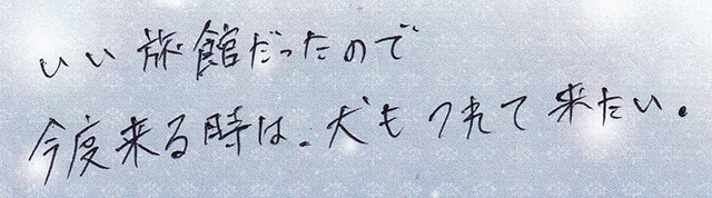 いい 旅館だったので