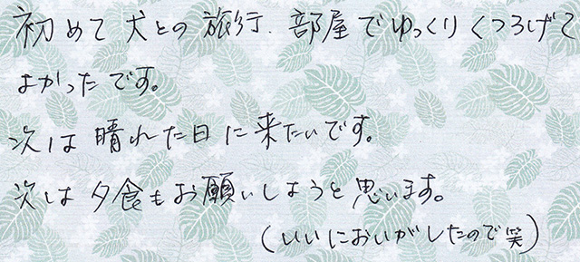 初めて 犬との 旅行